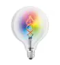 Ledvance Smart+ Wifi E27 Globe Classic Filament 4.5W 300lm - 827 Blanc Très Chaud | RGBW - Équivalent 30W