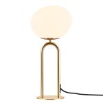 DFTP by Nordlux Lampe De Chevet Shapes Verre et Métal Laiton | Convient pour 1x E27