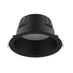 Noxion LED Downlight Hera Diep Inbouw Zwart 21W 2400lm - 827-840 CCT | 226mm - Zaagmaat 200mm